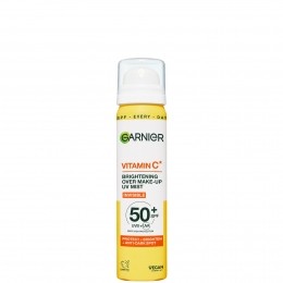 GarnierVitaminCBrighteningOverMake-UpUVMistInvisiblewithSPF50andVitaminC75ml