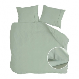 WalraRemadeUniEssenceDekbedovertrek200x220cm-Groen