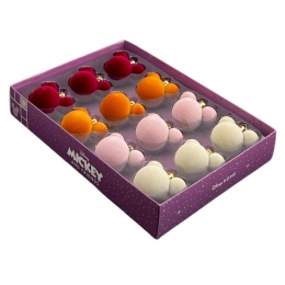 KerstballensetplasticMickeyorenminifluweel12stuks4cmIIDisney-Disney