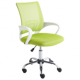 Beliani-SOLID-Bureaustoel-Limegroen-Polyester