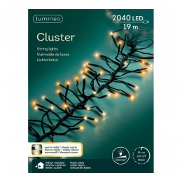 Ledcluster19meter2040LEDzwartduoLumineo-Lumineo