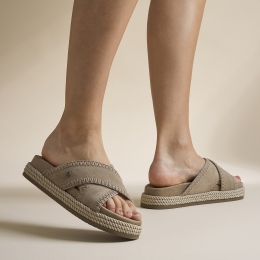 WarmbatNullagineSlippersbeigeSuede