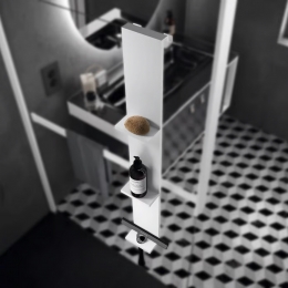 PlanchetNovelliniKuadravoorDouchewand76x12cmWit