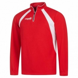 CapelliSportRavenHeren14-ritsTrainingsweaterAGA-1192X-roodwit