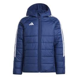 adidasTiro24WinterjasKidsDonkerblauwWit