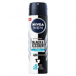 3xNiveaMenDeodorantSprayInvisibleforBlackWhiteFresh150ml