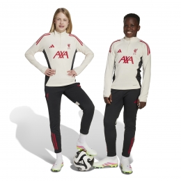 adidasLiverpoolTrainingspak14-Zip2025-2026KidsWitZwartRood