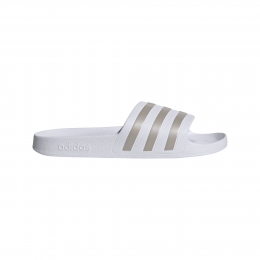 adidasAdiletteAquaSlippersWitZilverWit