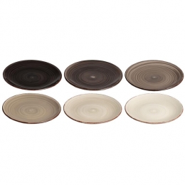 StudioTavolaOntbijtbordenDessertbordenVintageLoft19cm-6stuks