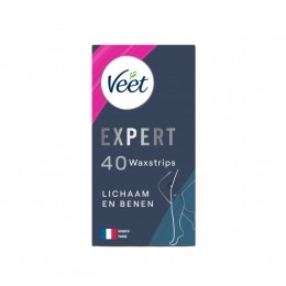 VeetExpertWaxstripsBenenSensitive40stuks