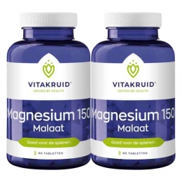 GratisVerzending2xVitakruidMagnesiumMalaat15090tabletten