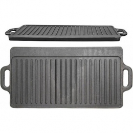 GietijzerenGrillplaatDubbelzijdig-45cmx23cm-KitchenCraftCas