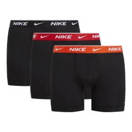 NikeEverydayCottonBoxershortBrief3-PackZwartOranjeRoodZwart