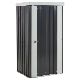 Beliani-UMBRIA-Tuinhuis-Grijs-Staal