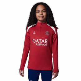 NikeParisSaint-GermainxJordanStrikeTrainingstrui14-Zip2024-2025KidsRoodWit