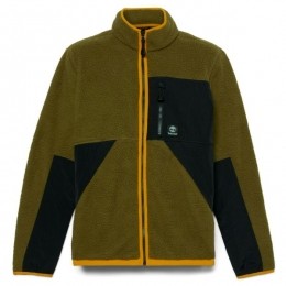 Timberland-SherpaMixMediaFleece-FleecevestmaatXLolijfgroen