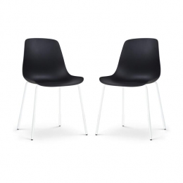 NolonNora-PipEetkamerstoelenSetvan2-Zwart-WitOnderstel