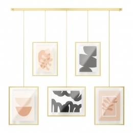 UmbraExhibitSetvan5Fotolijsten-Goud