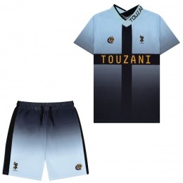 TouzaniTaishoKawarimomoTrainingssetKidsLichtblauwZwartGoud