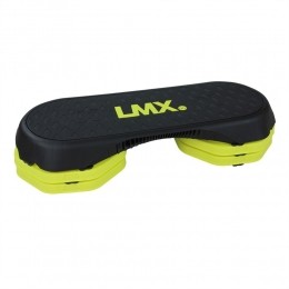 LifemaxxLMXFitnessStep-AerobicStepper-ZwartGeel