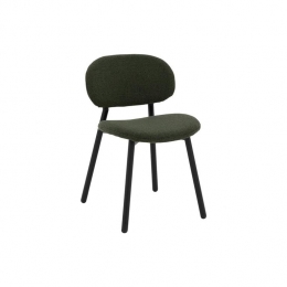 GoossensEetkamerstoelChange-Textielzonderarmleuning