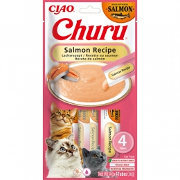 CiaoChuruPureeKattensnackSalmon4x14gr