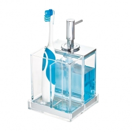 iDesign-Zeepdispensermettandenborstelhouder