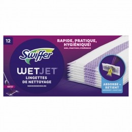 8xSwifferWetJetDweilsysteemNavullingReinigingsdoekjes12stuks