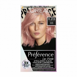 3xLOralPreferenceVividsPermanenteHaarkleuring9213RoseGold