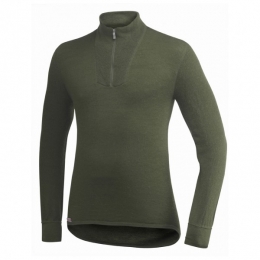 Woolpower-ZipTurtleneck400-LongsleevemaatSolijfgroen