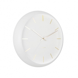 Karlsson-WandklokGlobe-Wit-40cm