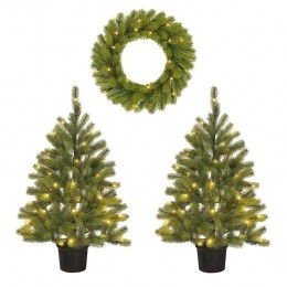 BlackBoxTreesNagoyaSetvan2Kerstbomenen1Krans-H90x45cm