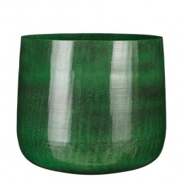 MicaDecorationsBensonBloempot-H27x32cm-Donkergroen