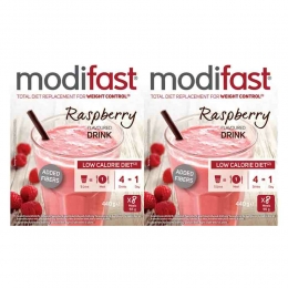 2xModifastIntensiveMilkshakeRaspberry8x55gr