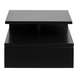 byfonQbasicZoeyNachtkastjemetbovenplank-Zwart