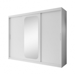 Meubella-KledingkastPete-Wit-250cm-Metspiegel