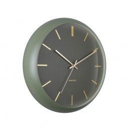 Karlsson-WandklokGlobe-Mosgroen-40cm