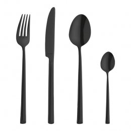 AmefaMetropoleBestekset24-delig-Zwart