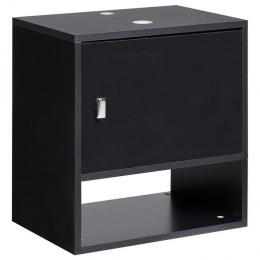 Beliani-LIMERIA-Wastafelkast-Zwart-Vezelplaat