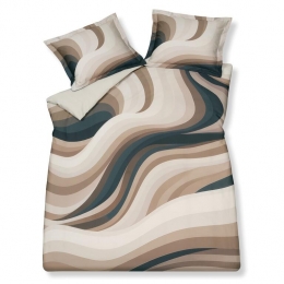 EspressoLaneDekbedovertrek200x200220cmBeigeBruin