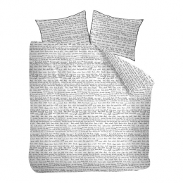 vtwonenRockRollDekbedovertrek240x200220cm-Zwart