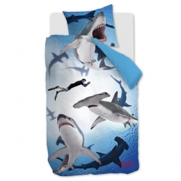 FREEKVONKHappigeHaaiendekbedovertrek-140x200-Blauw