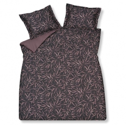 MoonlitDekbedovertrek200x200220cmZwartPaars