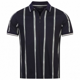 TEDBAKERSisonsZipHerenPoloshirt271171-MARINE