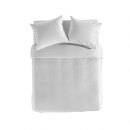 YellowDekbedovertrekPerkalKatoenChambraywhite