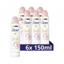 6xDoveDeodorantSprayAdvancedCareBeautyFinish150ml