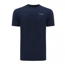 TresantiERNESTOT-shirtWithWrittenLogoNavyXL