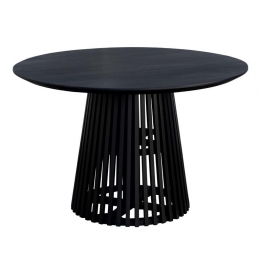 LewisLoftEettafelLevi-Rond-120cm-Zwart