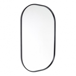 FragixIrisSpiegelOvaal-Zwart-Metaal-80x50