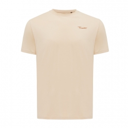 TresantiERNESTOT-shirtWithWrittenLogoBeige3XL